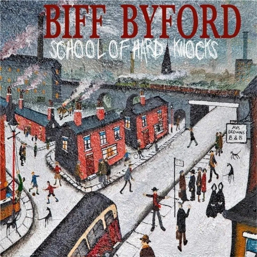 Biff Byford Vinyle Solo School Of Hard Knocks Pressage LP Haute Qualité