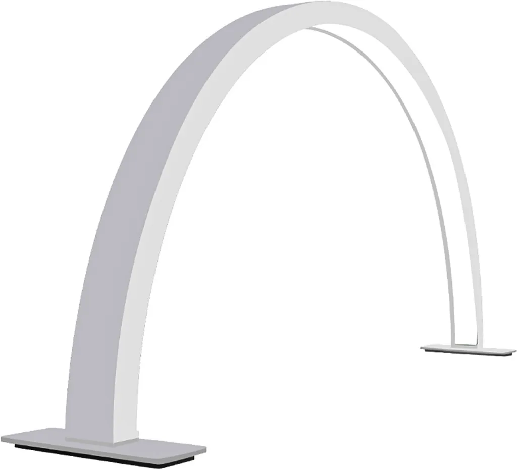Luce video LED a mezza luna da 22 pollici - Dimmerabile, 36W, CRI>95, 204 LED, per lettura e streaming