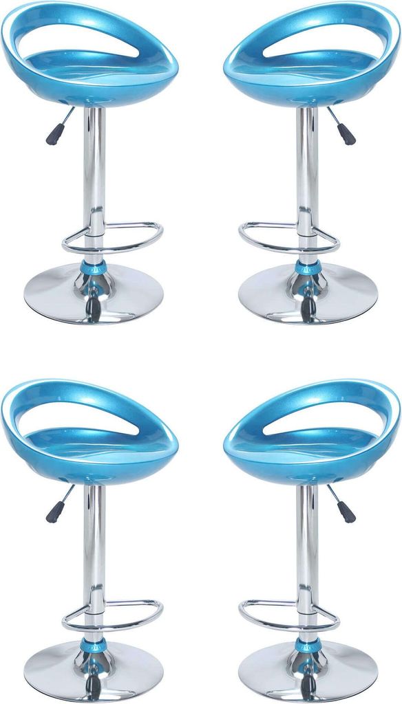 Milani Home - Set Di 4 Sgabelli Da Bar Albergo Hotel Sedia Immagine del prodotto 