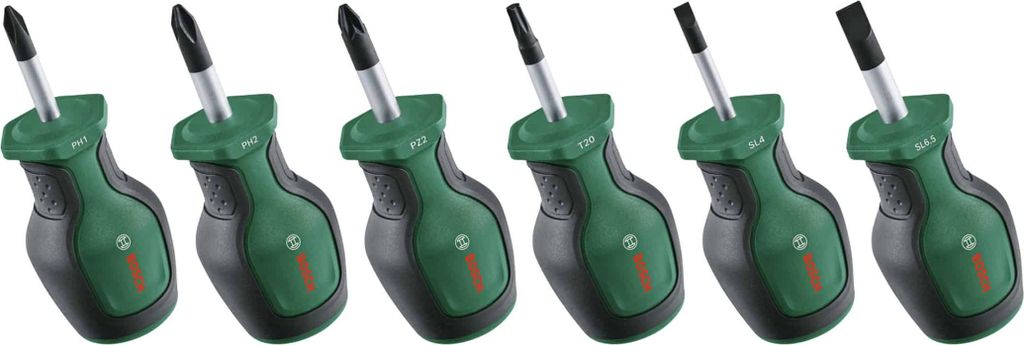 Handwerkzeuge Schraubendreher-Set, kurz 6-tlg. Produktbild 