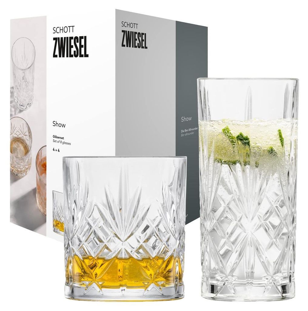 Schott Zwiesel 8990 SET SHOW 8 tlg. 4 x Longdrinkg 4 x Obrázek produktu 