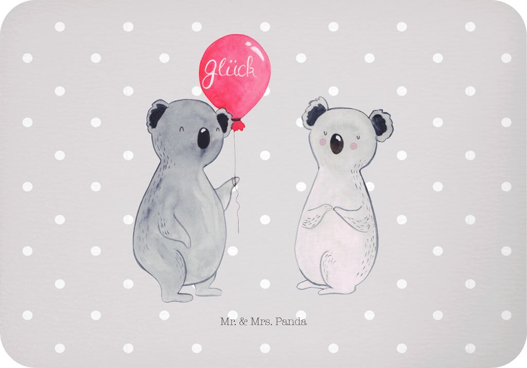 Mr. & Mrs. Panda magnet Koala Luftballon - Grau Pastell - Produktbild 