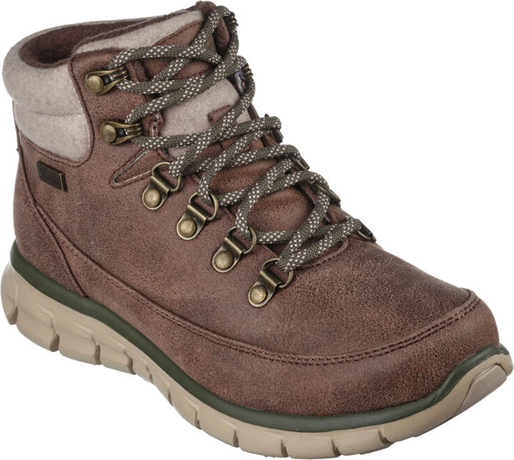 Skechers Damen Synergy - COOL SEEKER Stiefelette Sneaker 167425 BRN, Schuhgröße:41 EU
