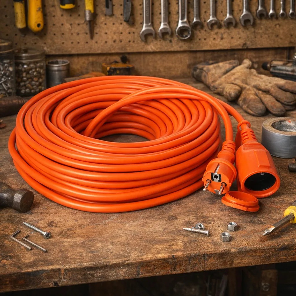 Rallonge électrique 30m Vertex 3x2,5 mm² IP44 Câble Extension Extérieur