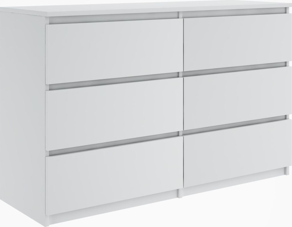 Krásná moderní komoda se 6 zásuvkami 120 cm, příborník, Obrázek produktu 1