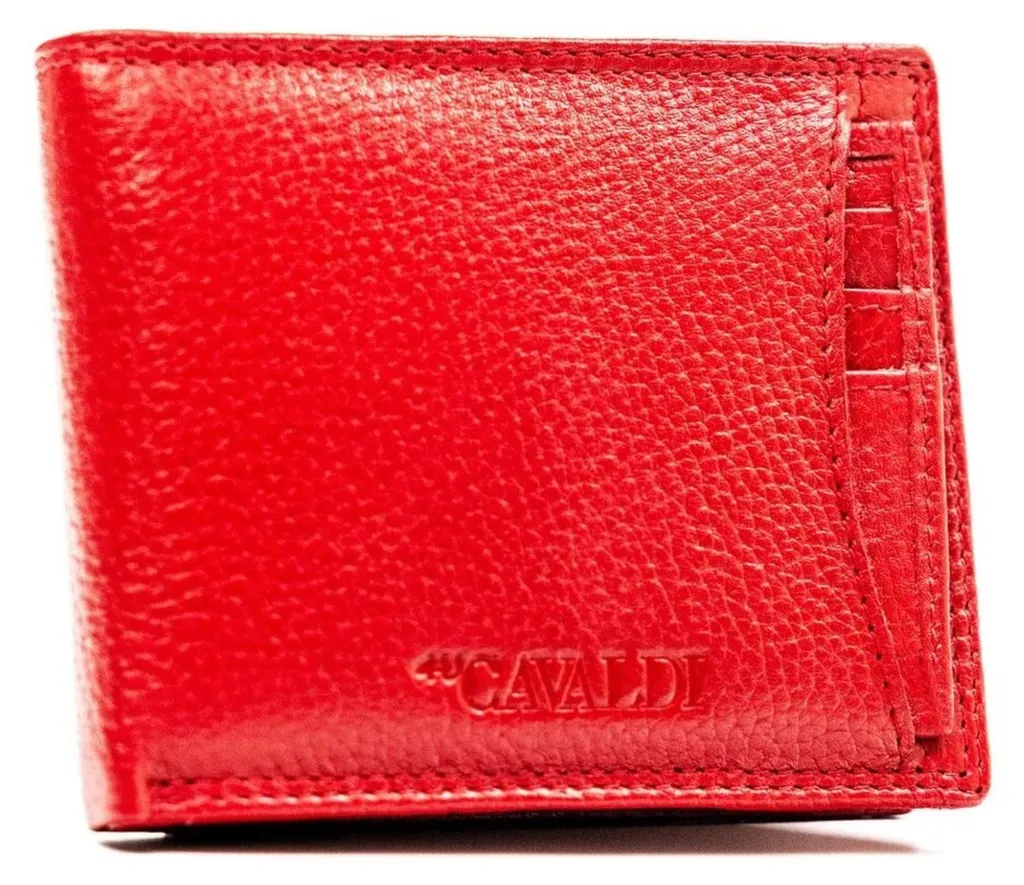 4U Cavaldi CW1012NDM89125 Portefeuille Femme en Cuir Véritable Chic