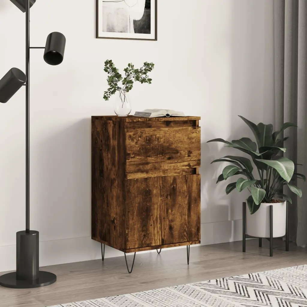 Mobile Credenza 40x35x70 cm Rovere Fumo | Garanzia vidaXL