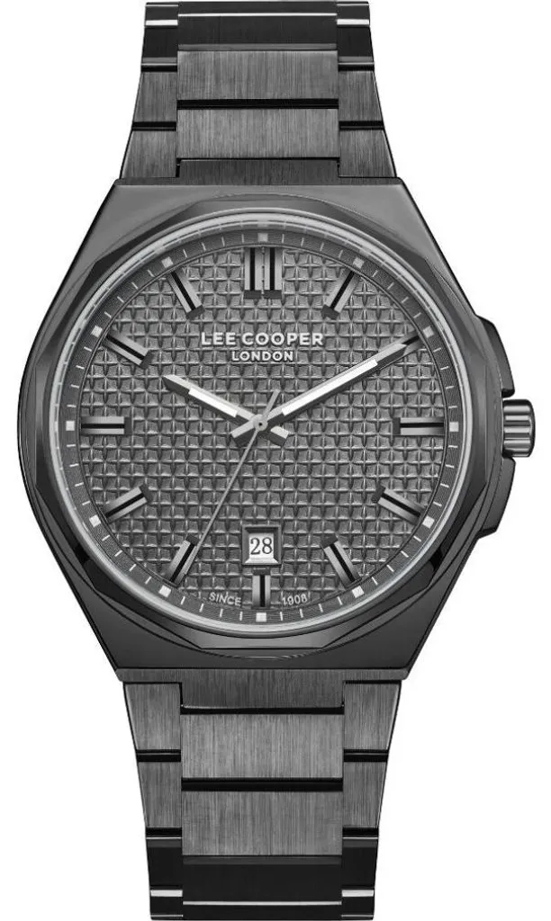 Montre Analogique Homme Lee Cooper LC08031.060 Grise en Acier Chic