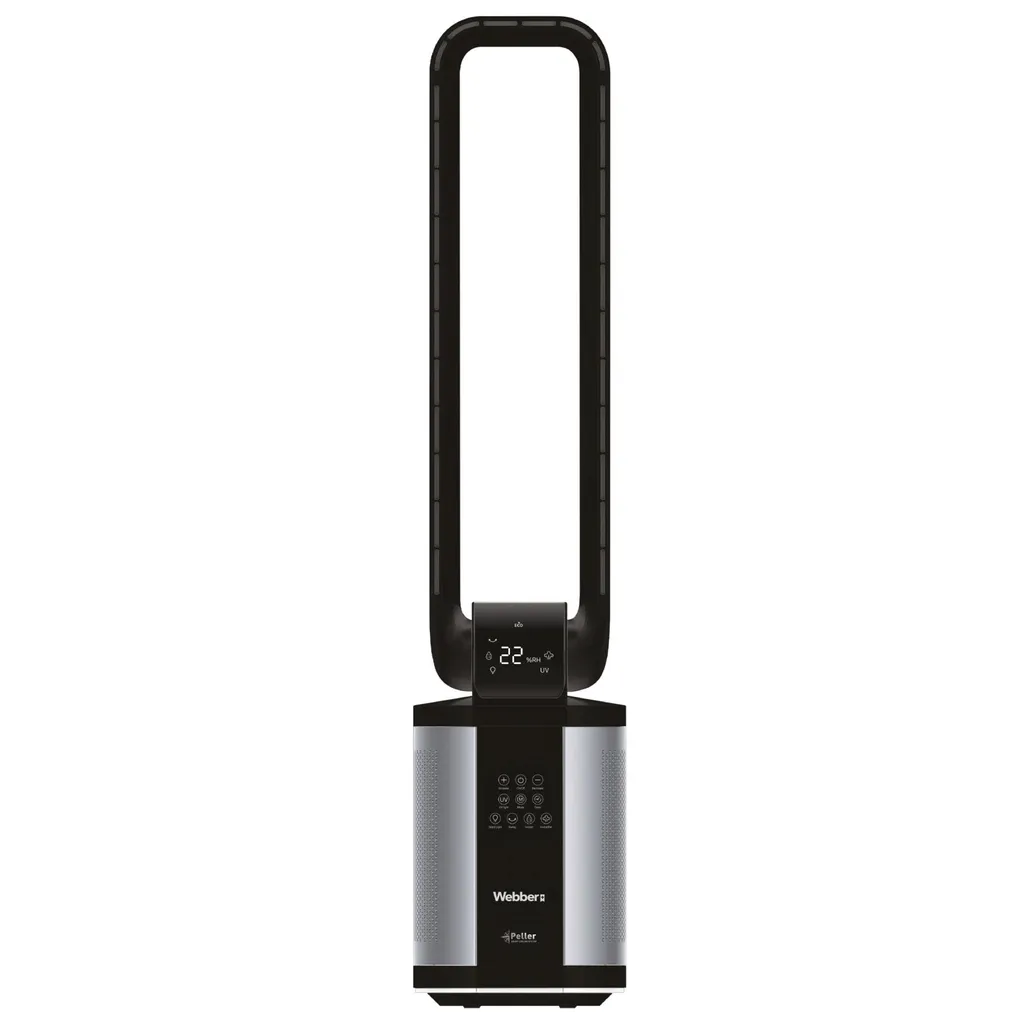 Ventilateur oscillant sur pied réglable Webber 40W pour la maison