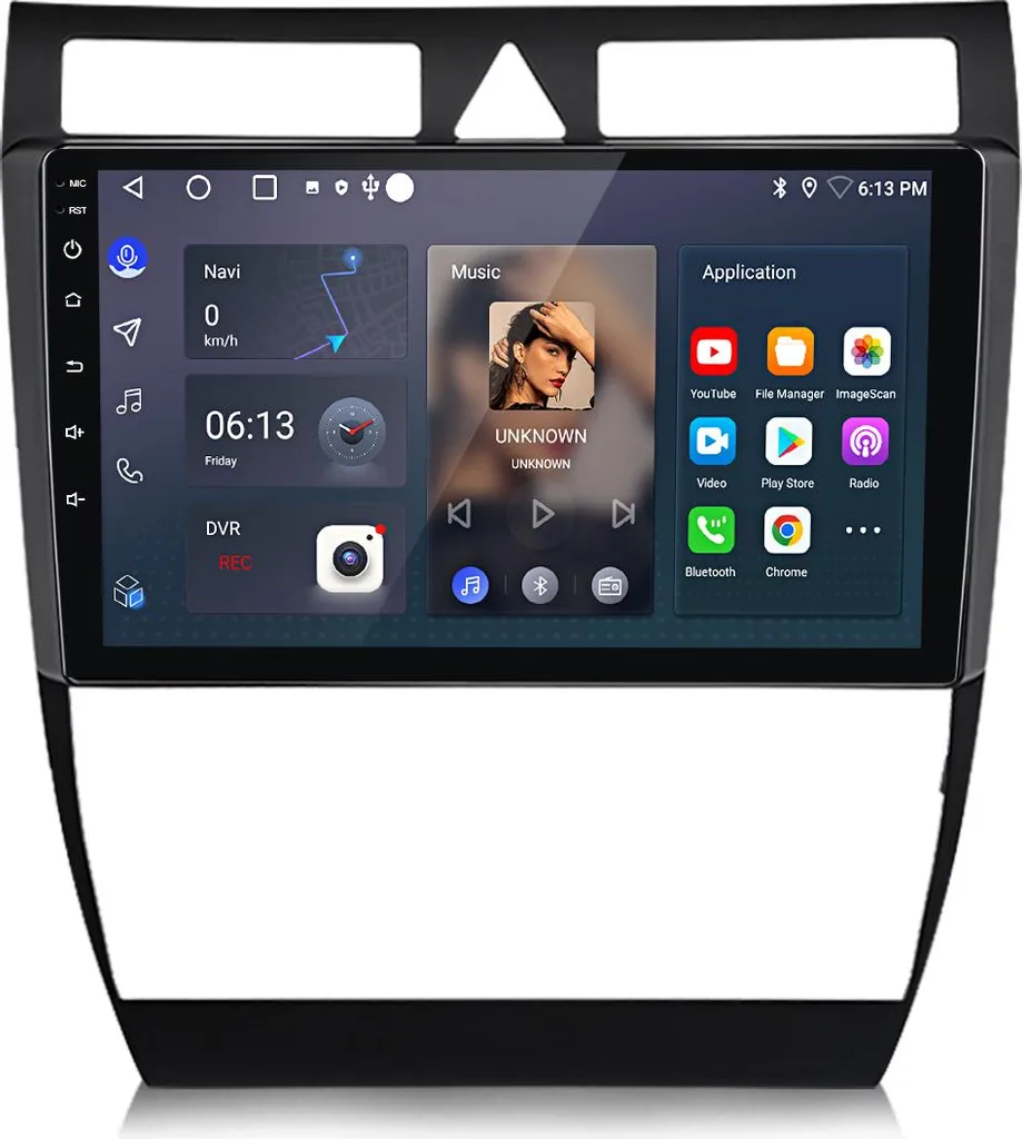 Radio Android Audi A6 C5 1997-2004 Carplay Wireless per Viaggi Relax