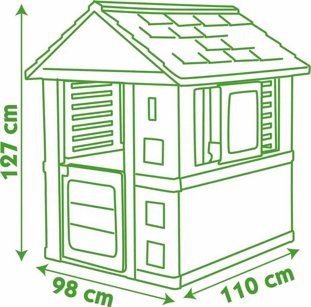 Smoby Lovely Maison : Maisonnette de Jeu Résistante avec Traitement Soleil - 2