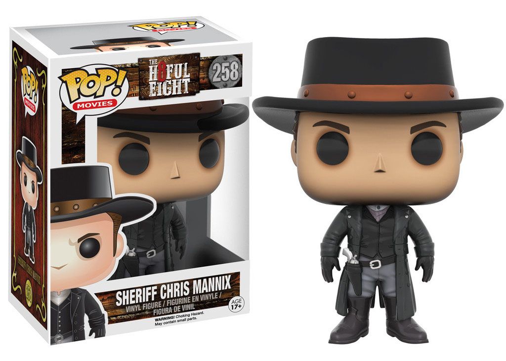 FUNKO WACKELKOPF POP-KULTUR The Hateful Eight CHRIS MANNIX VINYL-FIGUR NEU! Funko