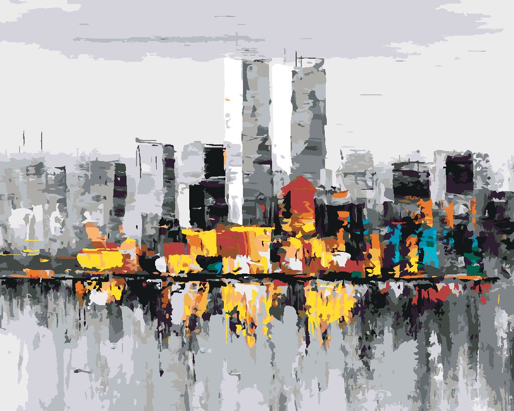 Zuty - Malen nach Zahlen - NEW YORK CITY, 40x50 cm, ohne Keilrahmen