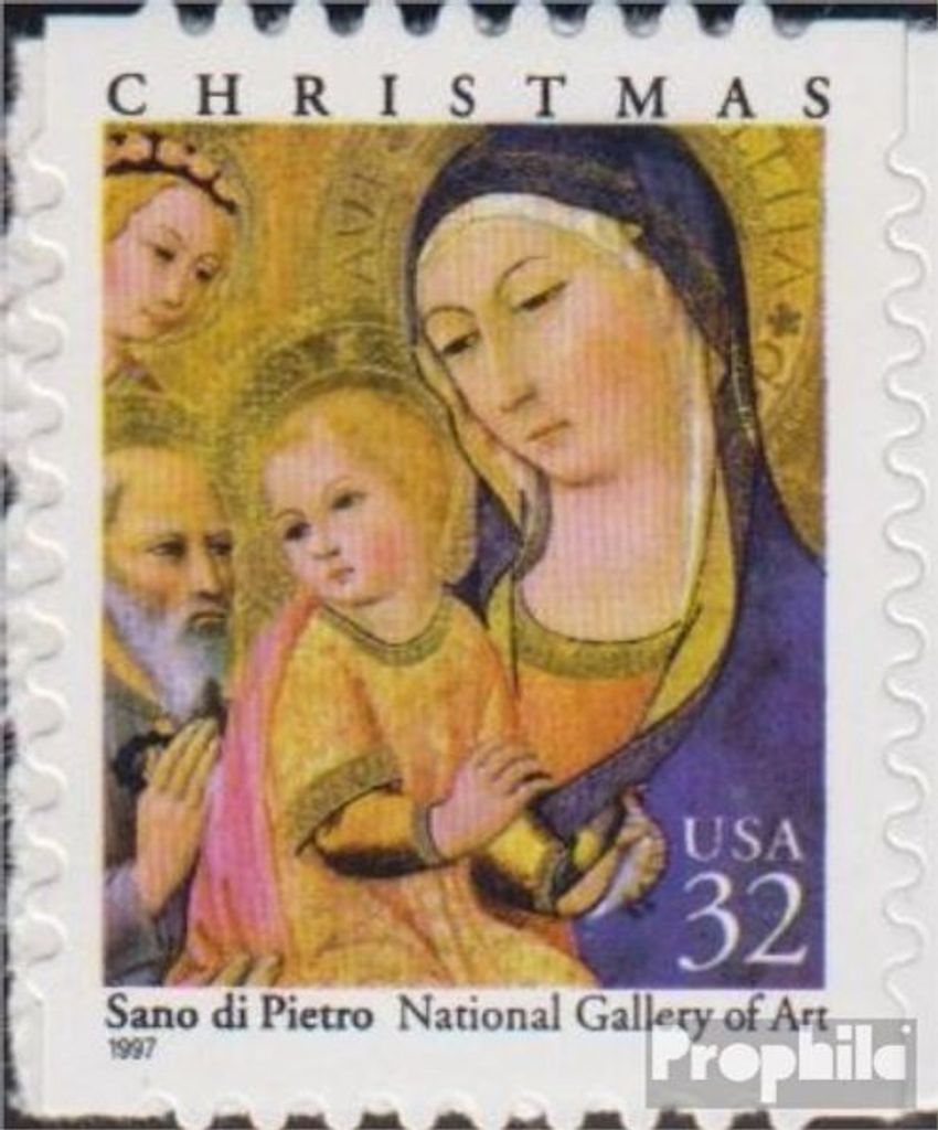 Briefmarken USA 1997 Mi 2901BA (kompl.Ausg.) postfrisch Weihnachten