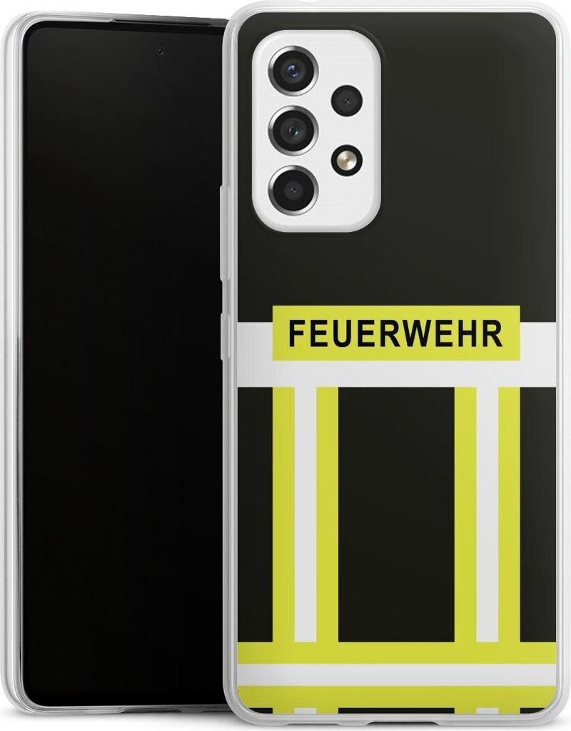 DeinDesign Slim Hülle für Samsung Galaxy A53 5G Silikon Case Ultra Dünn Handyhülle Beruf Feuerwehr Feuerwehrmann