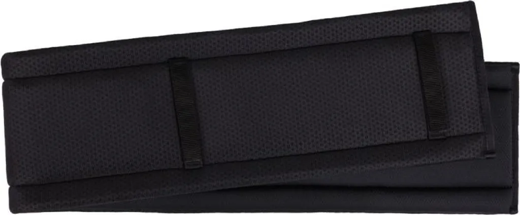 Tapis de longe QHP Air Mesh noir pour travail à la longe du cheval