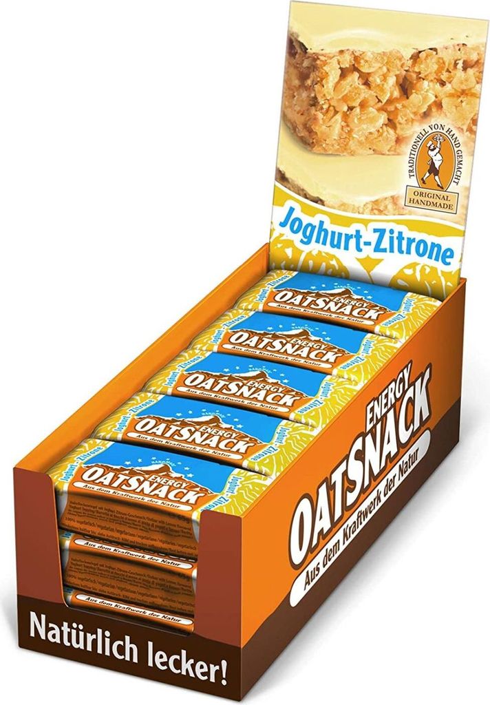 Davina Energy Oat Snack - 15 Riegel Joghurt Zitrone Produktbild 