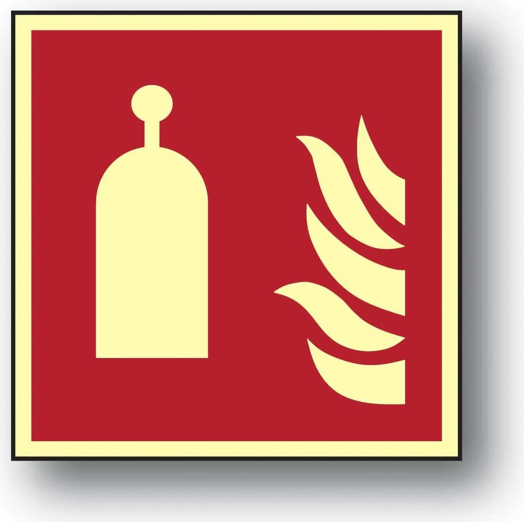 ZP-13 Schild 15x15 Brandschutz Fernauslösestation