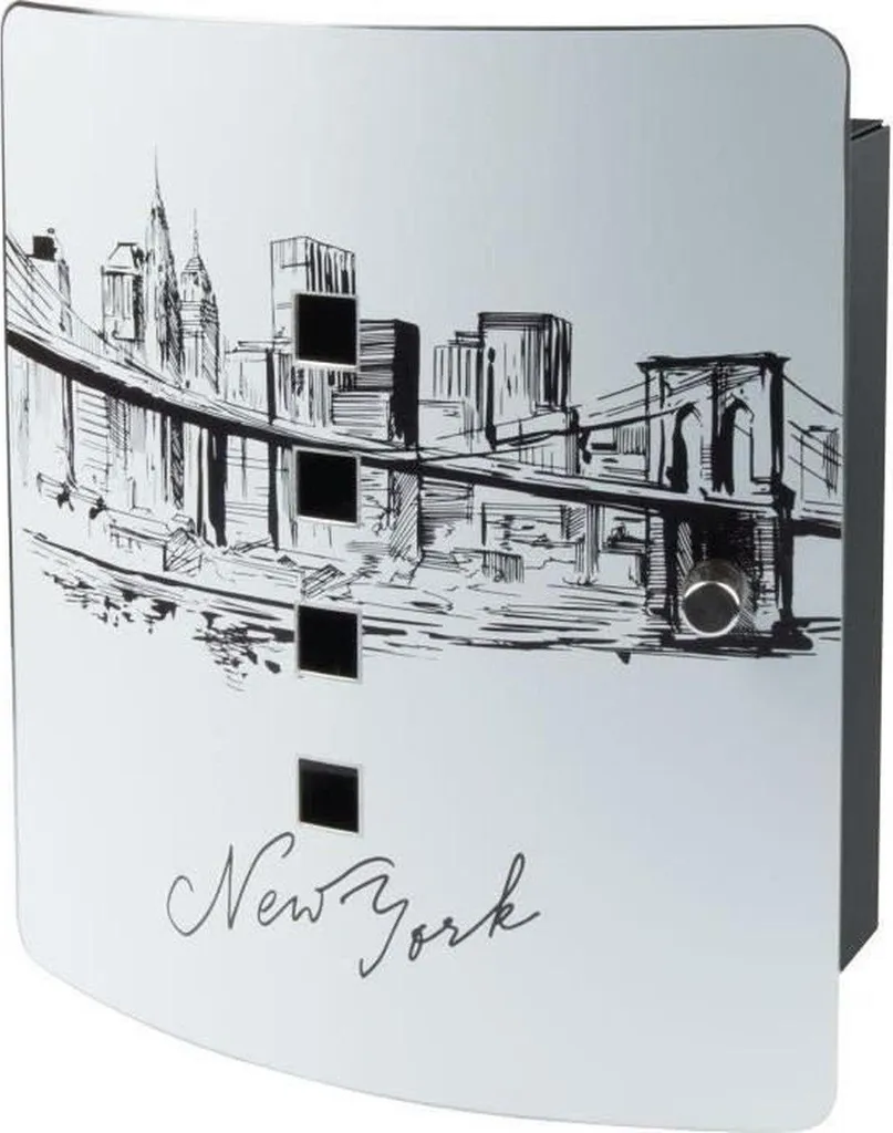 Boîte à clés murale inox 6204/10ni : fini les clés perdues dans l'entrée