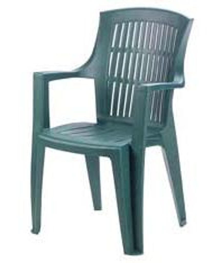Poltrona Da Giardino "Arpa" Verde - cm.60x62x89h. - peso Immagine del prodotto 
