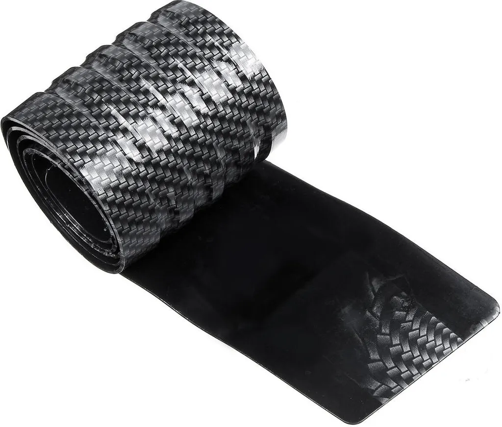 Universale hintere Tronco in fibra di carbonio Striscia davanzale Paraurti Guardia Protektor Pad Cover - #1