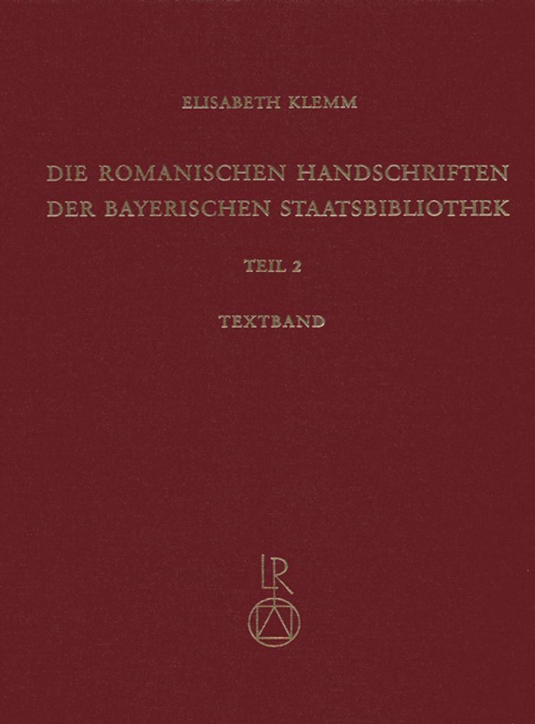 Die Bistümer Freising und Augsburg, verschiedene deutsche Provenienzen, Textbd. u. Tafelbd., 2 Tle.