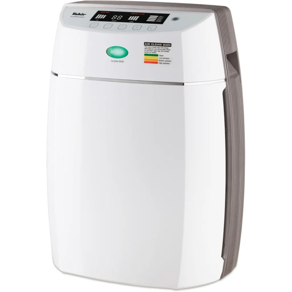 Éliminez Odeurs et Poussières avec le Purificateur Fakir Luminoso 300 m³/h 61 dB
