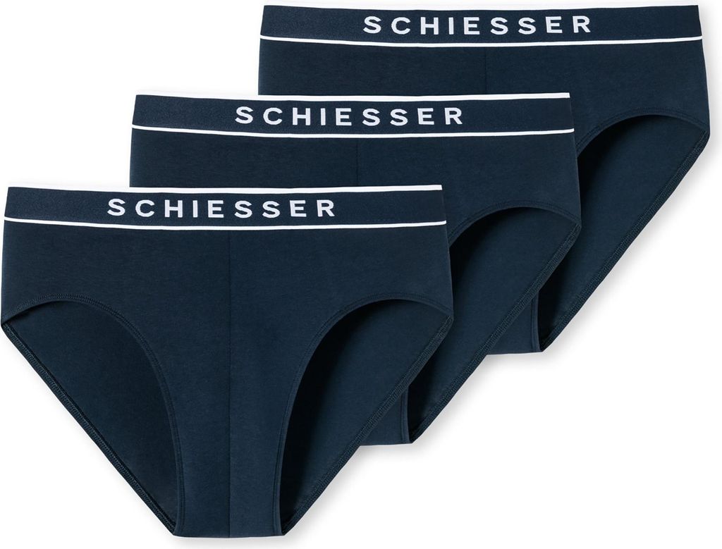 Schiesser 3-pack 95/5 Organic Bawełna Rio majtki / spodnie Zdjęcie produktu 