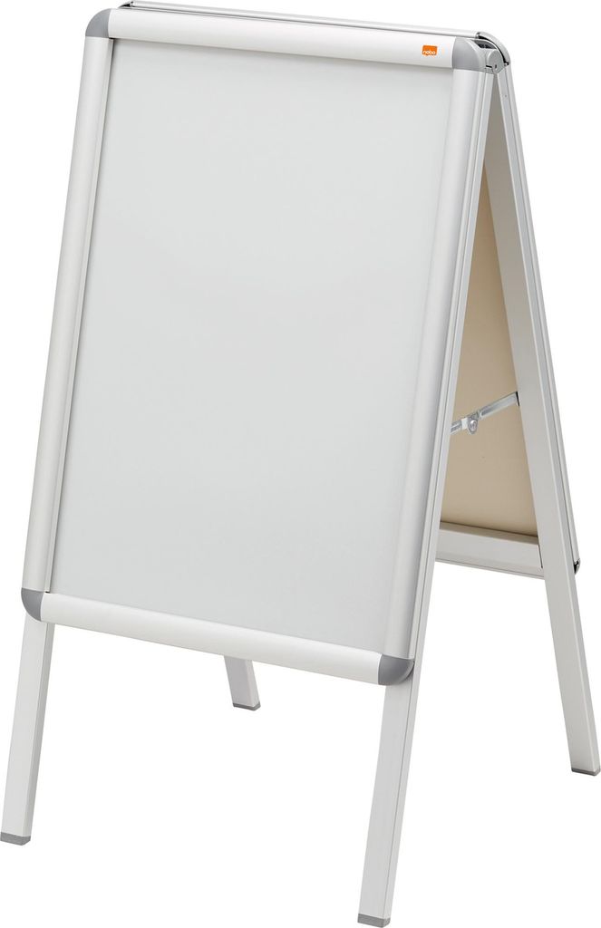 Nobo Plakatständer A2, Silber, Aluminium, 485 mm, 850 mm