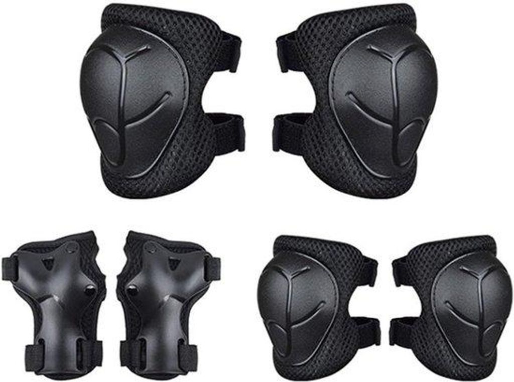 Kinder-Rollschuh-Schutzset - Schutz für Kinder beim Rollschuhfahren - geeignet für Rollschuhlaufen, Radfahren, Skateboarden - Knie- und Ellenboge...