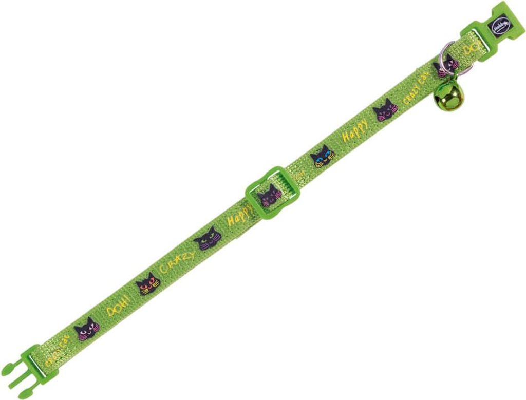 Nobby Katzenhalsband "Happy Cat Green"