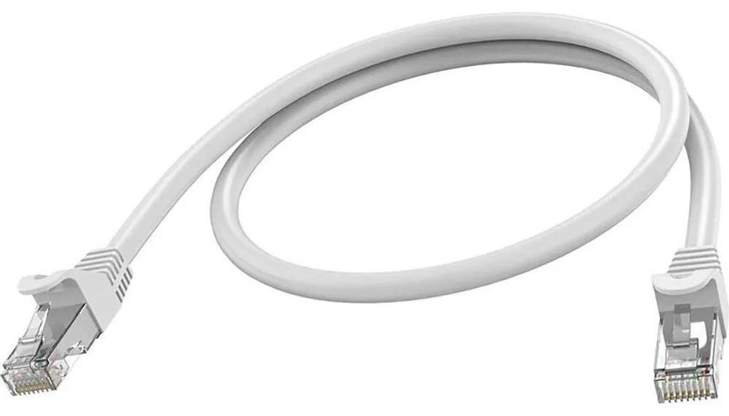 Vision TC 0.5MCAT6A Netzwerkkabel Weiß 0,5 m Cat6a U/UTP (UTP)