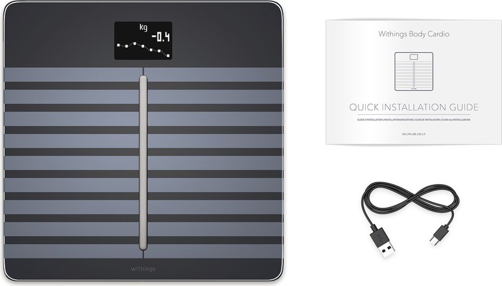 Withings Body Cardio WiFiWaage Anzeige Gesundheitszustands Produktbild 4