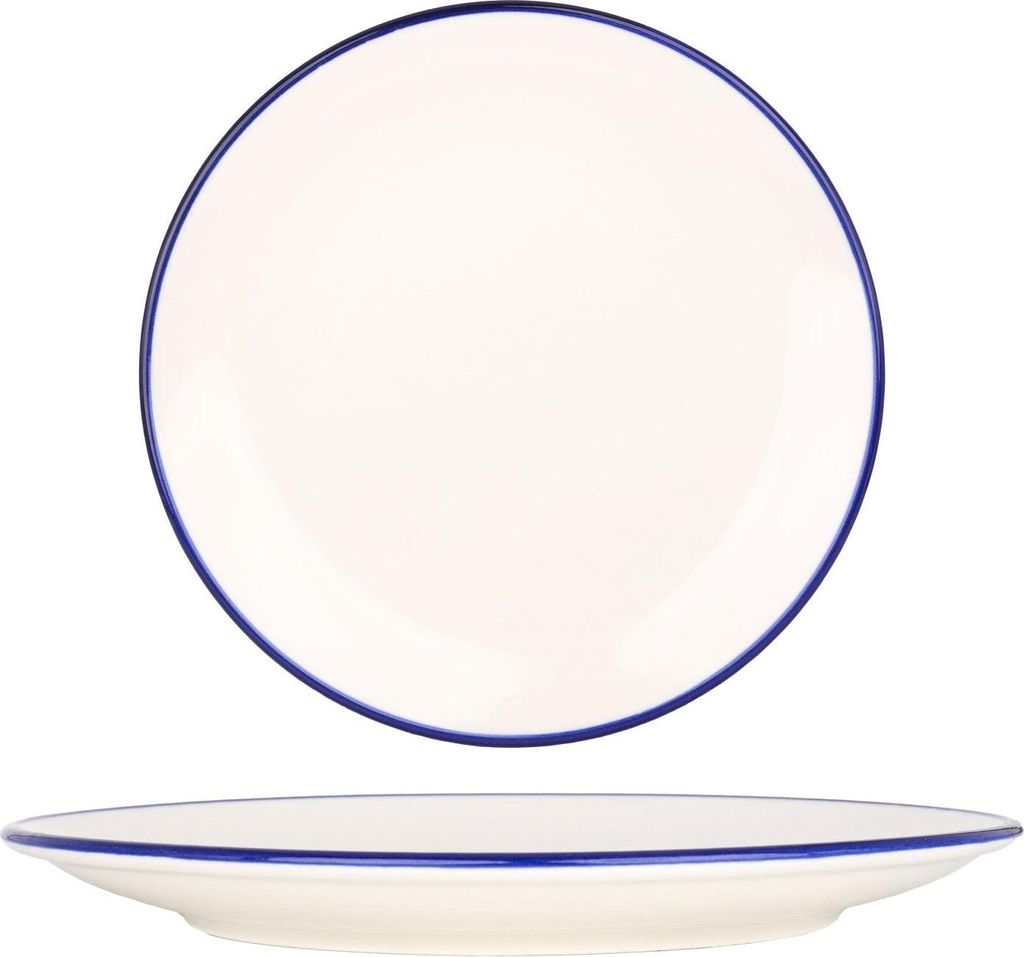 Rinart Speiseteller - Blue Edge - Porzellan - 27 cm