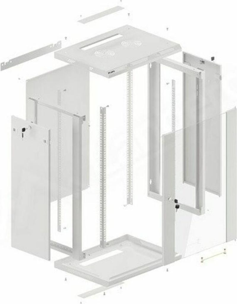 Nástěnná ovládací skříňka Lanberg WF01-6418-10S Obrázek produktu 