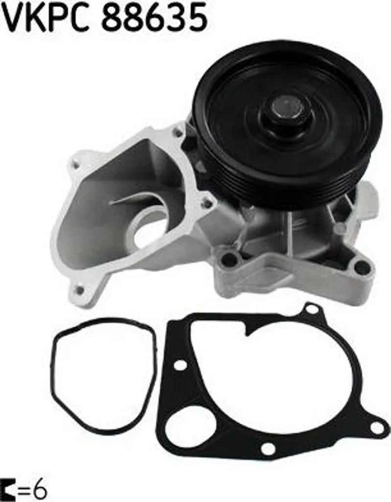 Pompe à eau de refroidissement moteur SKF compatible BMW Série 3 et X3