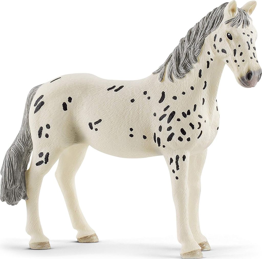Schleich Horse Club - Pferdestute Rasse Knabstrupper, für Kinder ab 5