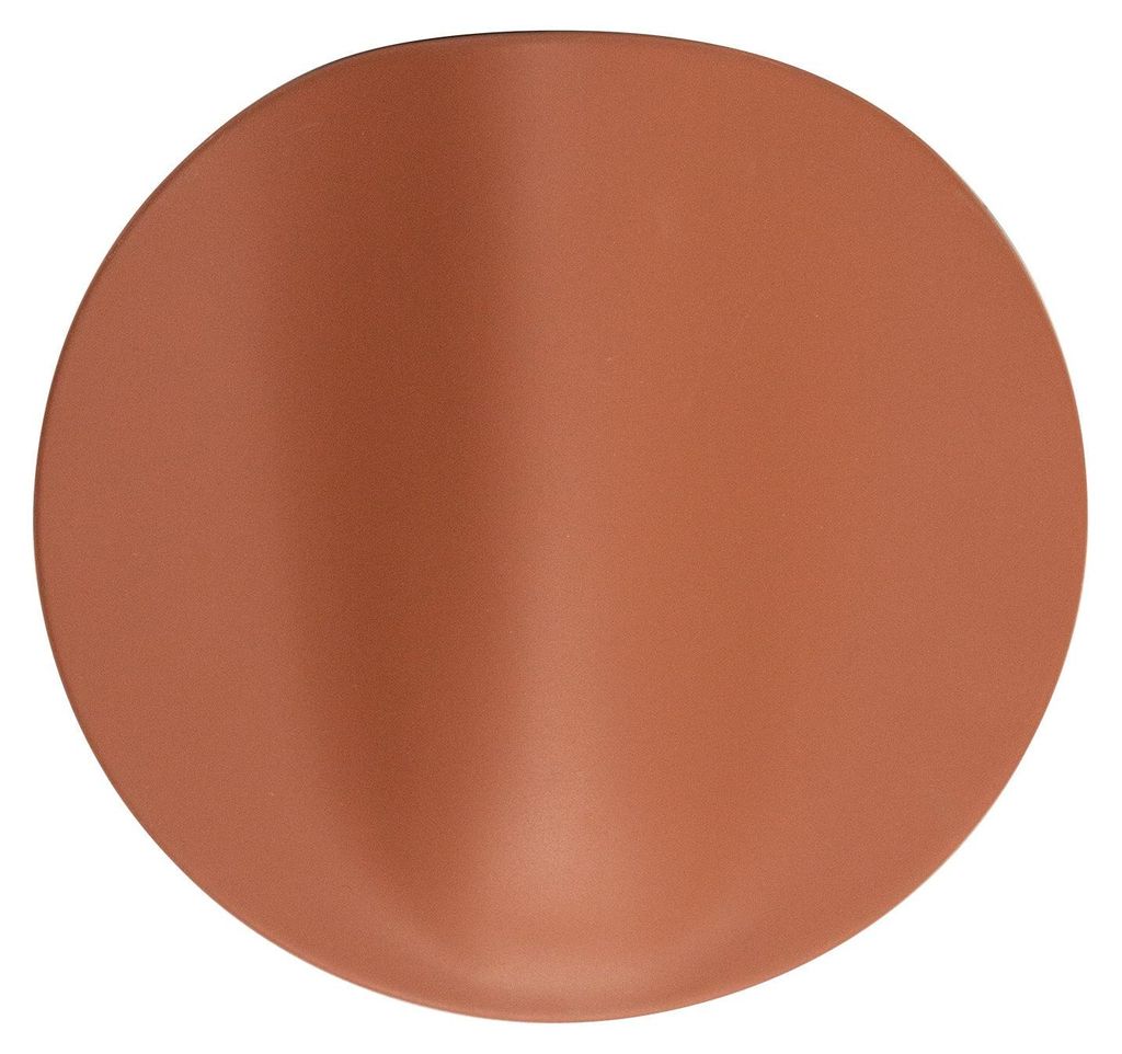 Sirio Keramik-Wandleuchte aus Terrakotta, 8 W LED, 2700 K, 625 lm, Durchmesser 24 cm, Italy, Design für Innenbeleuchtung, Schutzart IP40