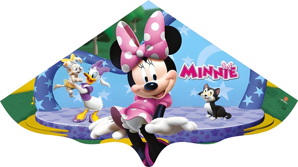 Kite Minnie single line PE, 115x63cm - lunghezza linea max. Immagine del prodotto 