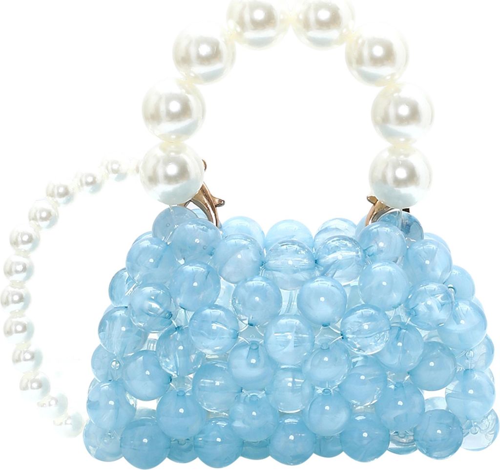 Koosh damen handtasche - blau weiss