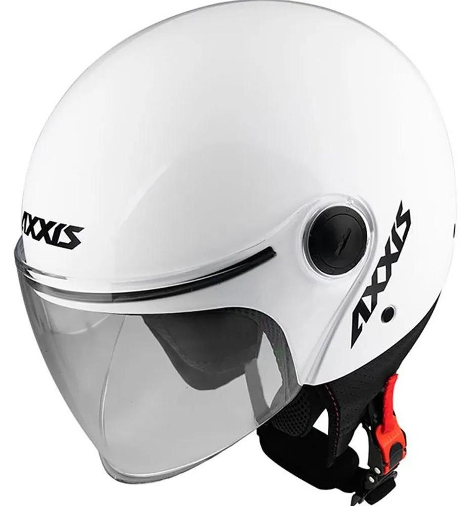 Kask Axxis Square S Jet, biały, rozmiar M Zdjęcie produktu 