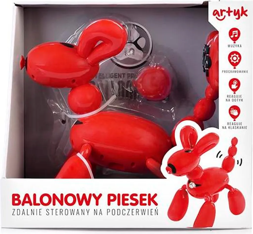 Chien Ballon Télécommandé à Fonctions Multiples - Robot Programmable Enfant