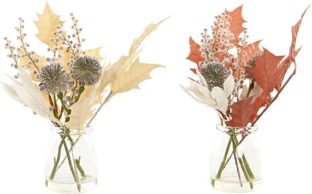 Dekorationspflanze DKD Home Decor (6 x 6 x 27 cm) (2 Stück)