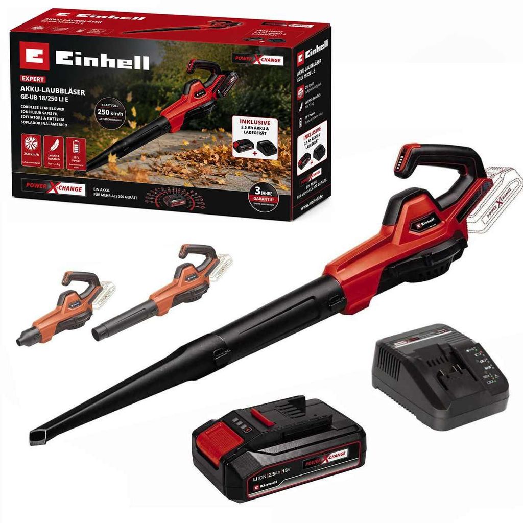 Einhell Universalbläser GE-UB 18/250 Li E 18 V 250 km/h mit Produktbild 