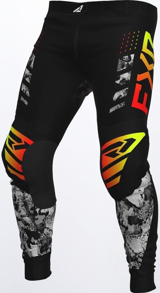 FXR Podium Colored Motocross Hose, schwarz/grau, 34 Produktbild 