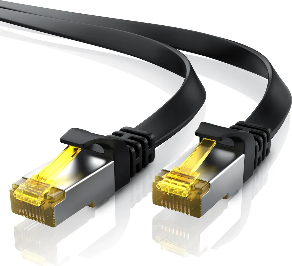 Cavo Ethernet Primewire CAT 7 15m Piatto 10Gbps per Gaming e Stream