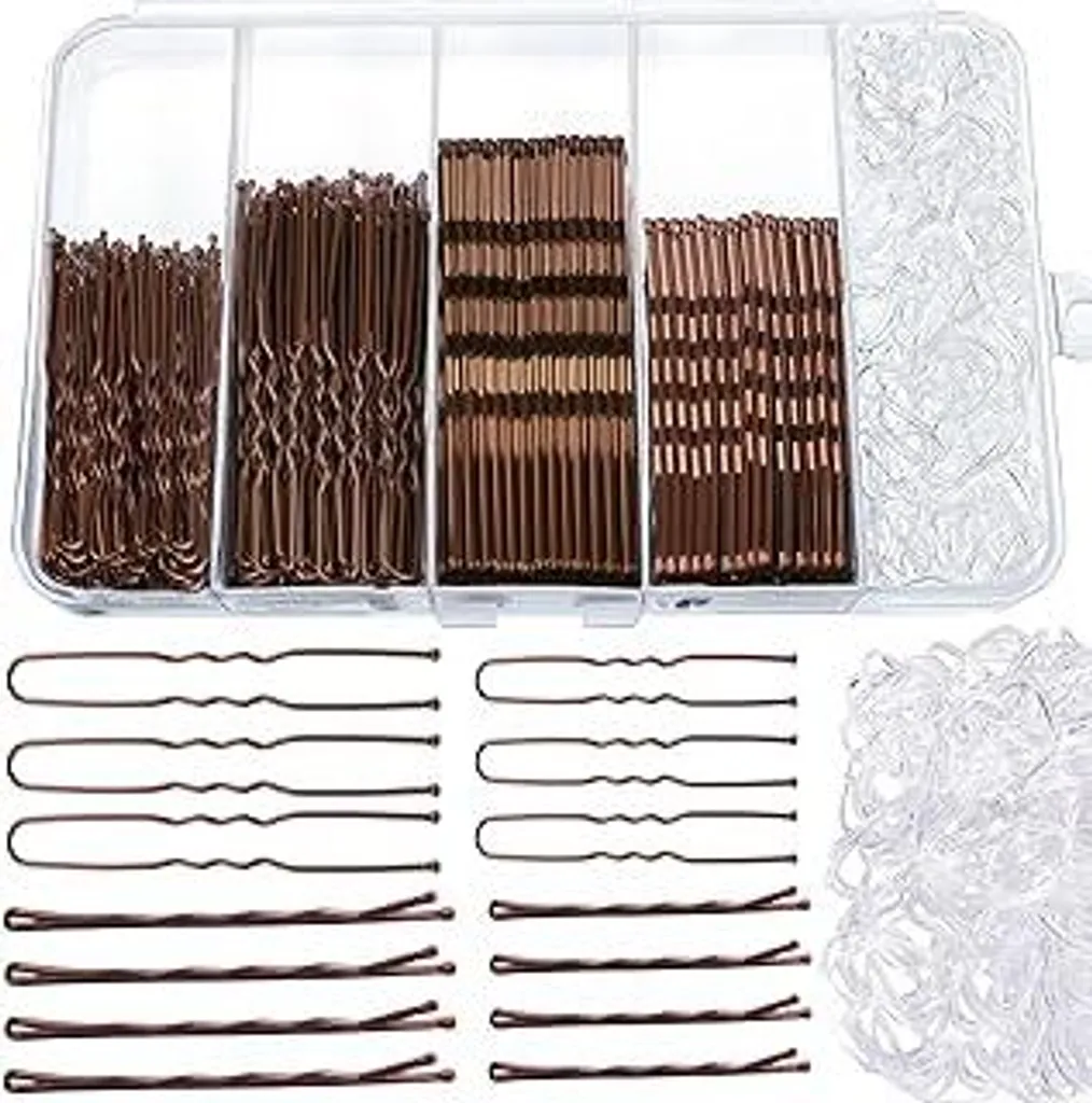 Kit 300 Fermagli per Capelli Donna Professionale - Misure Assortite
