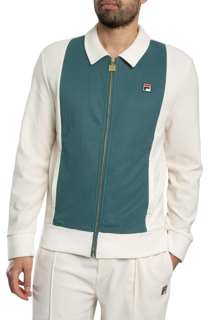 Fila Tommaso Cut & Sew Trainingsjacke, Grün L