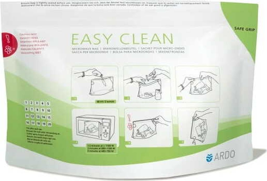 Mikrowellenbeutel Easy Clean 1 Stück / Ardo Medical Produktbild 