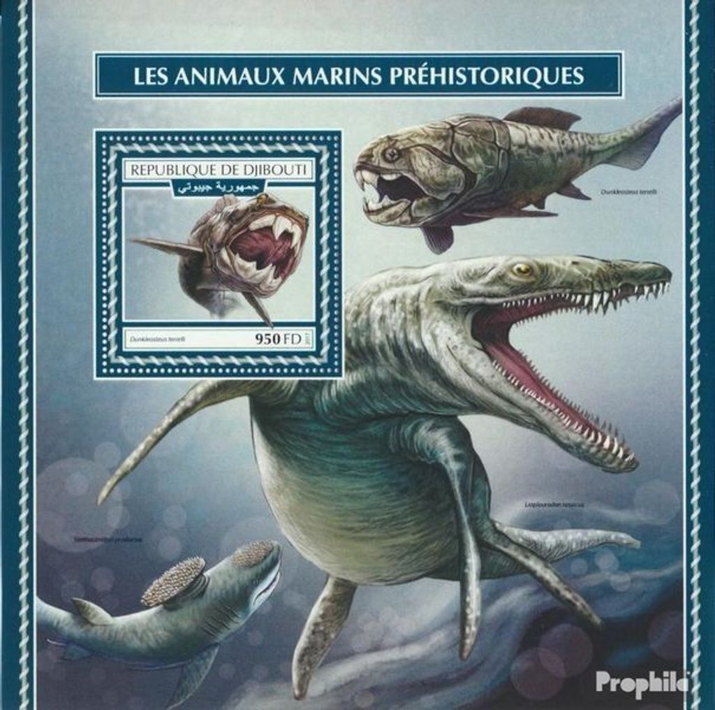 Briefmarken Dschibuti 2017 Mi Block 1032 (kompl. Ausg.) Produktbild 
